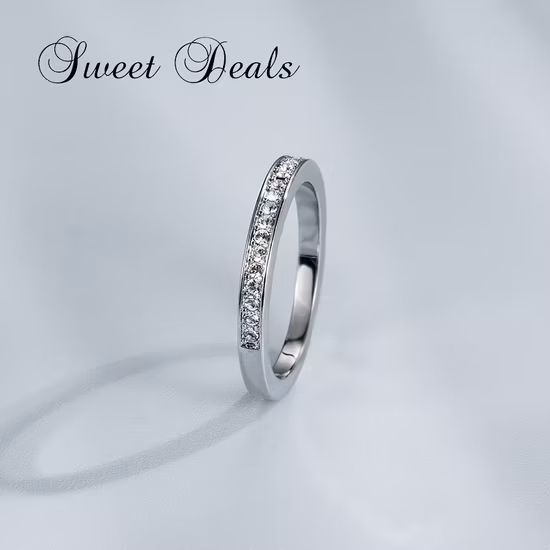 Anello Trinity in argento 925, gioielli di moda, anelli placcati rodio in oro rosa 18 carati